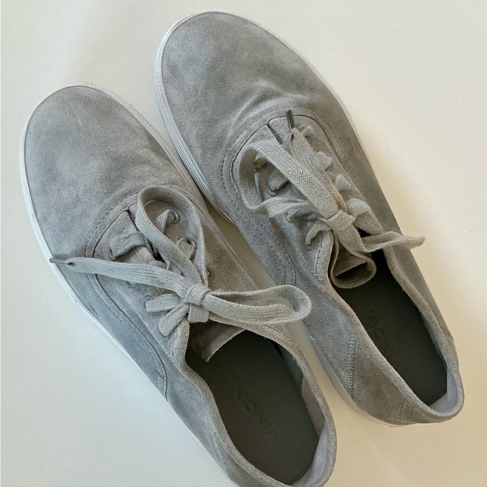 Vince Copely Suede Platform Sneakers Sz 6.5 - Picture 6 of 13